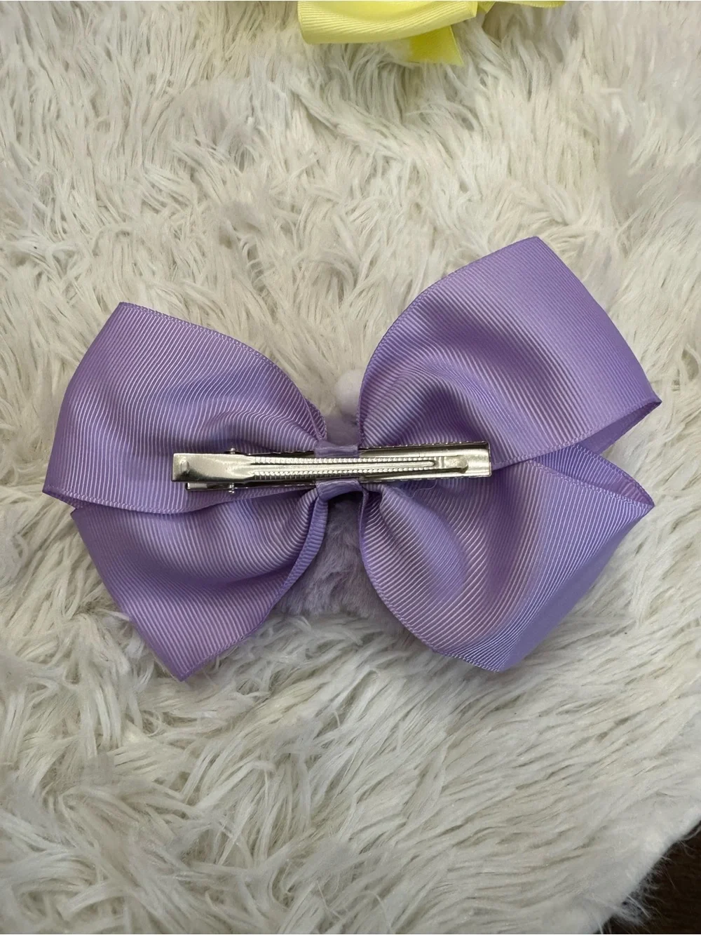 Lavender Kuromi Plush hair clip Hair Bow